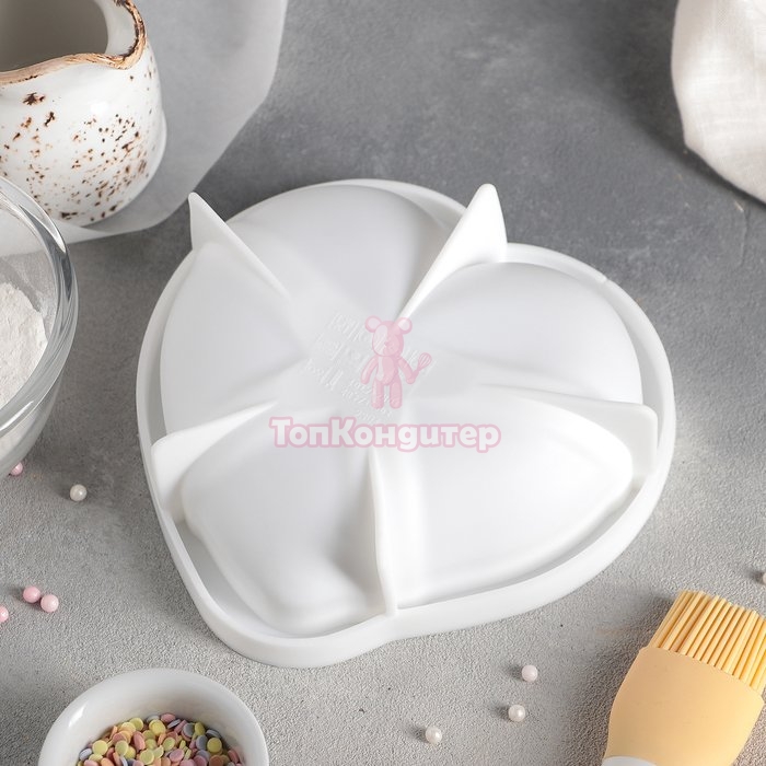 Форма для муссовых десертов и выпечки 17,5×4,7 см "Сердце малое"