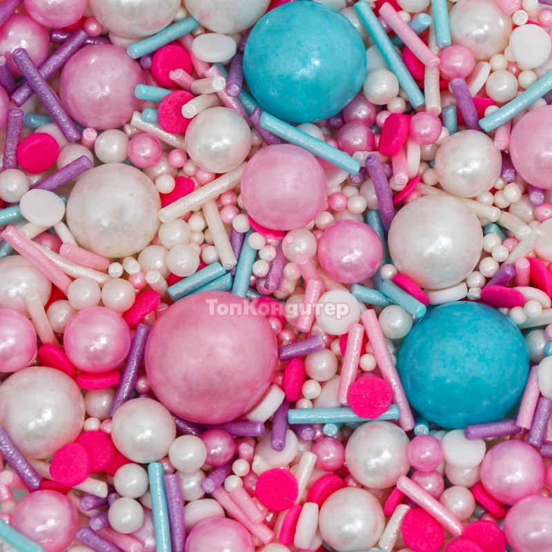 Кондитерская посыпка «Бабл Гам», 50 г