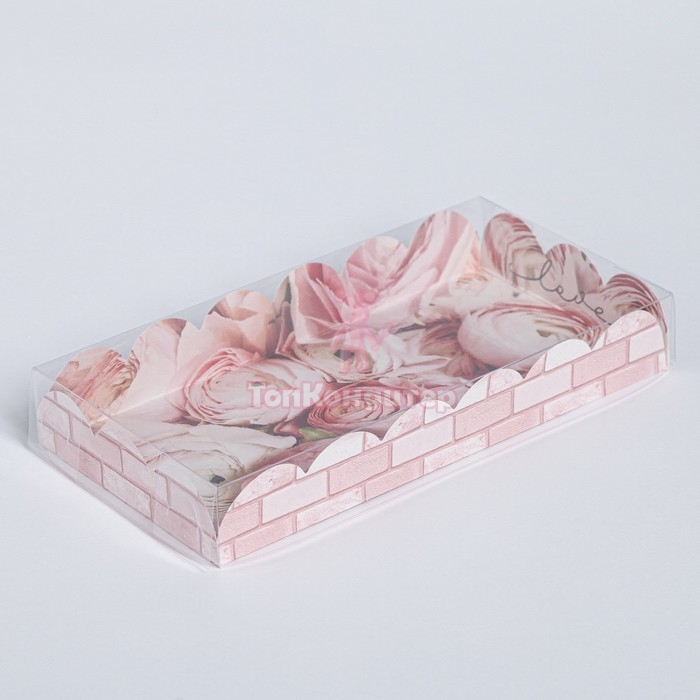 Коробка для пряников 21 см*10,5 см*3 см "My best wishes"