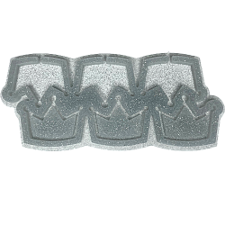 Форма для леденцов "Погремушка корона" 6 см