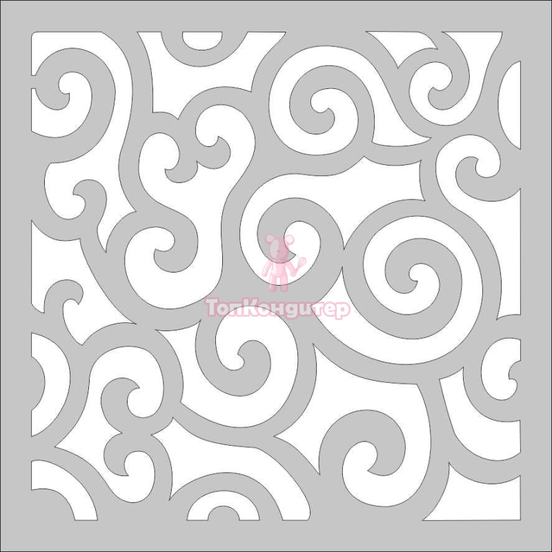Трафарет №7 15*15 см