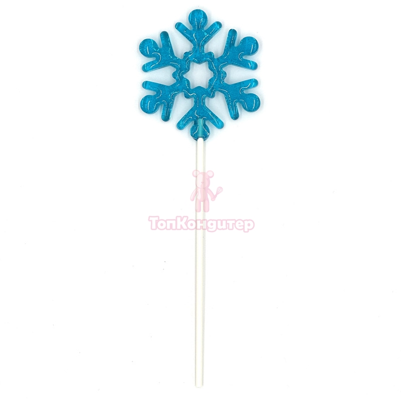 Леденец на палочке "Снежинка 4" 21см*6,7 см*0,5 см