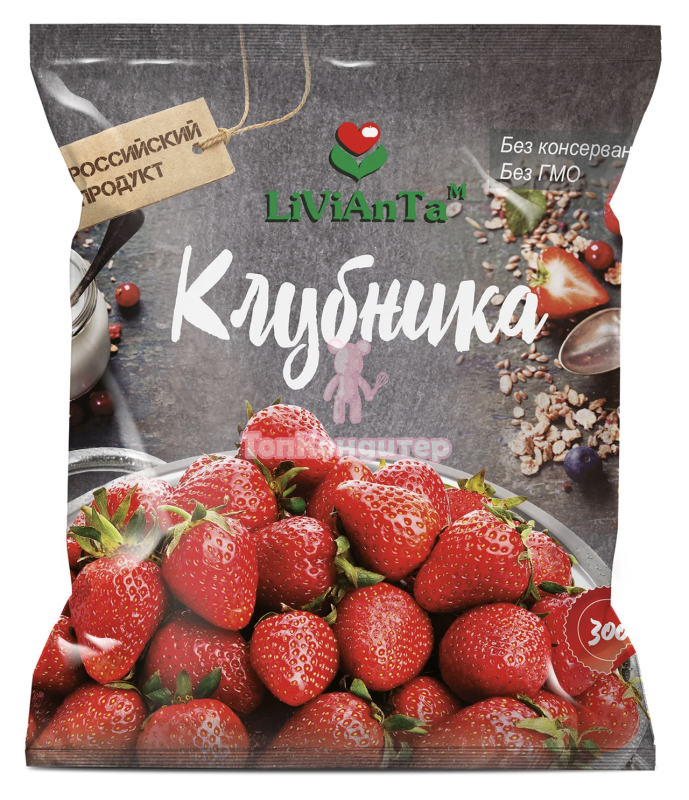 Клубника замороженная "LiViAnTa" 300 гр