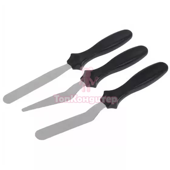 Набор лопаток кондитерских "Ночь" 3 шт 23х8,5х2,5 см