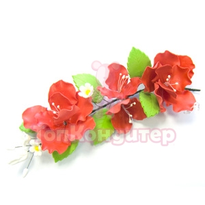 Букет сахарный Красный шиповник