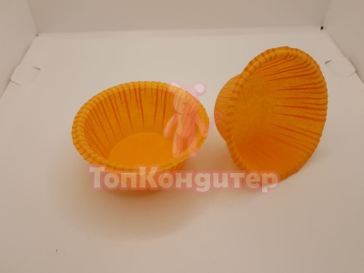 Капсулы для маффинов 50 мм*35 мм 50 шт оранжевый