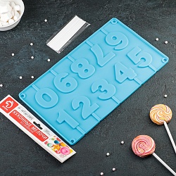 Форма для леденцов и мороженого 29х17х1 см "Арифметика", 10 ячеек