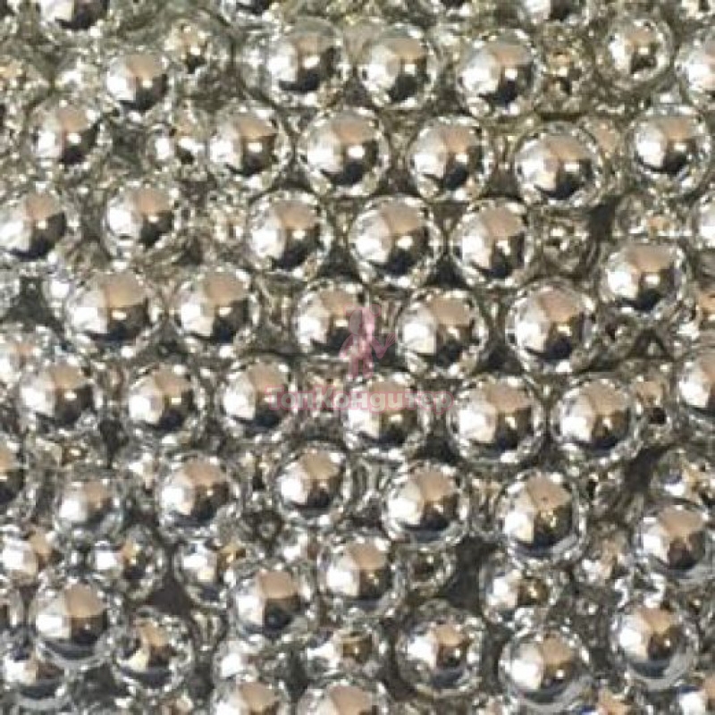 Шарики сах серебрянные 7 мм 0,05 кг