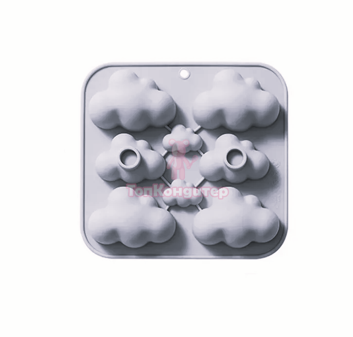 Форма для шоколада «Облака» 8 ячеек силикон