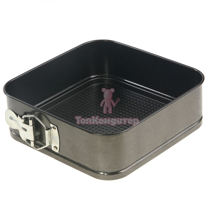 Форма для выпечки разъемная квадрат 22см*22см*5см