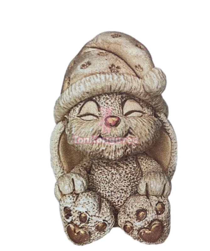 3D Молд "Зайка в шапочке"