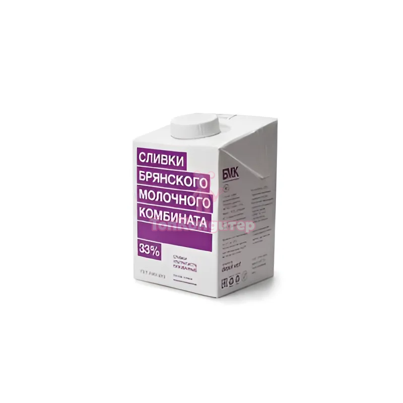 Сливки "БМК" 33% 0,5 л