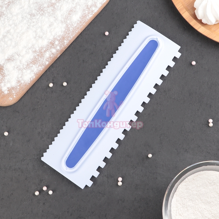 Шпатель кондитерский 23x7,5 cм "Праздник" полосы